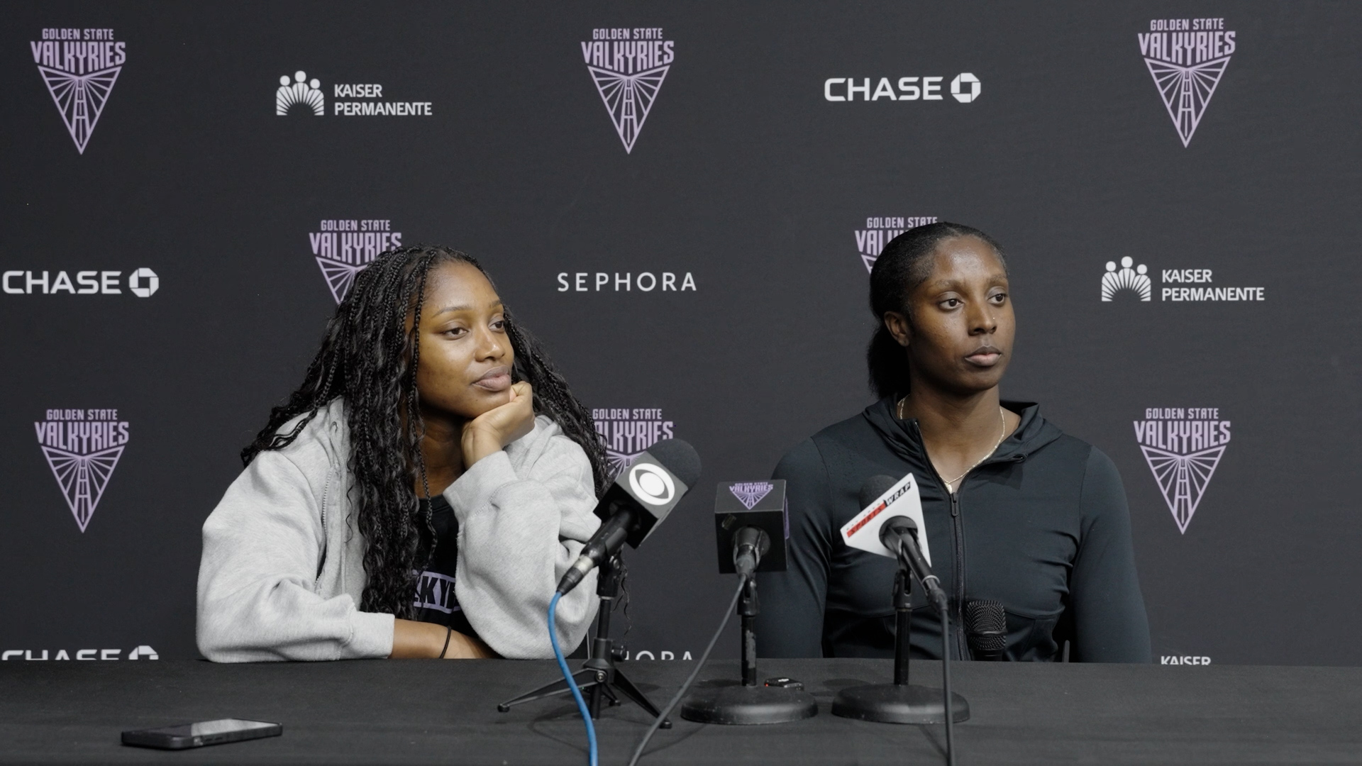 Kaila Charles and Laeticia Amihere 2025 Season Exit Interview